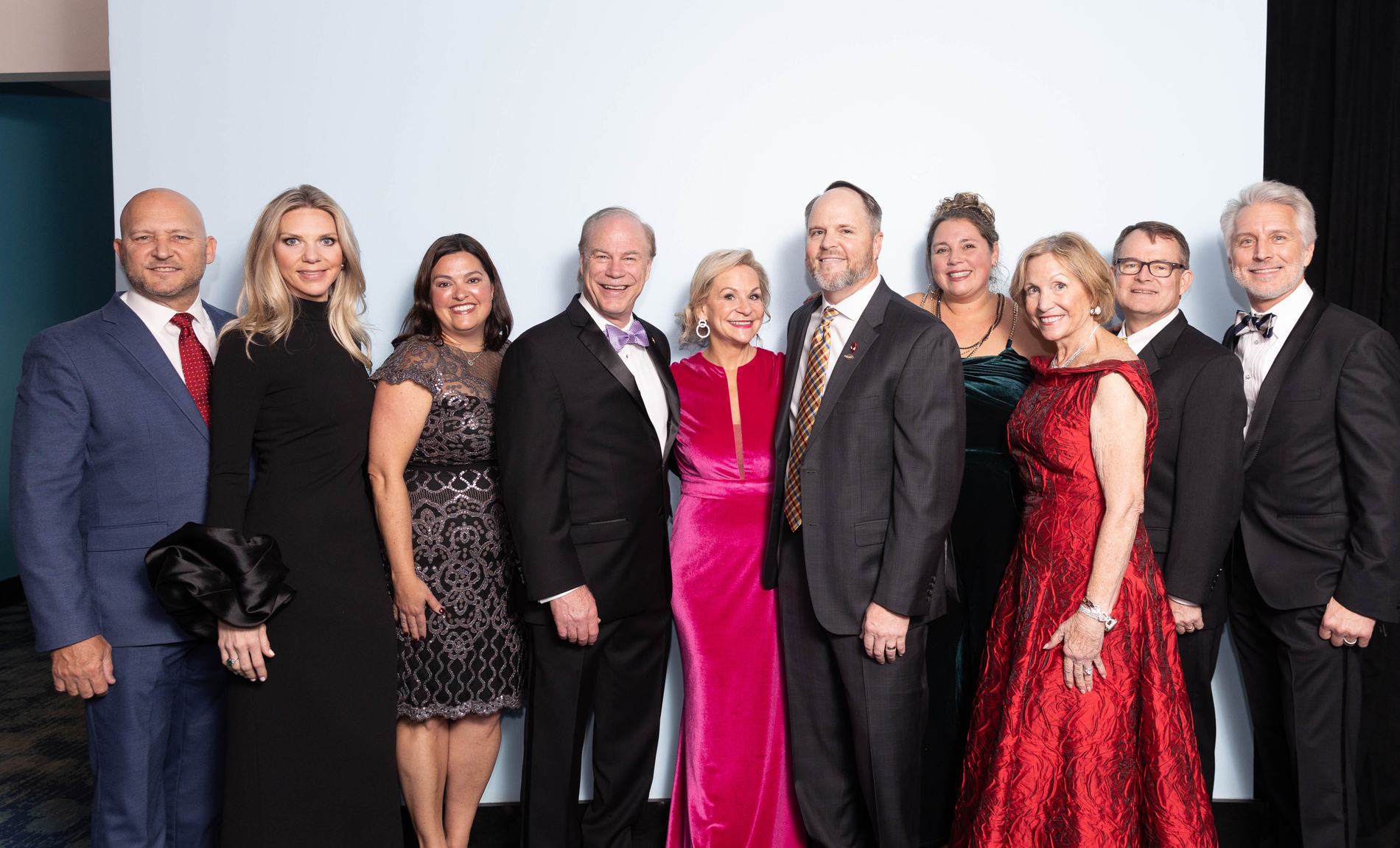 Rally Foundation board members together at a gala