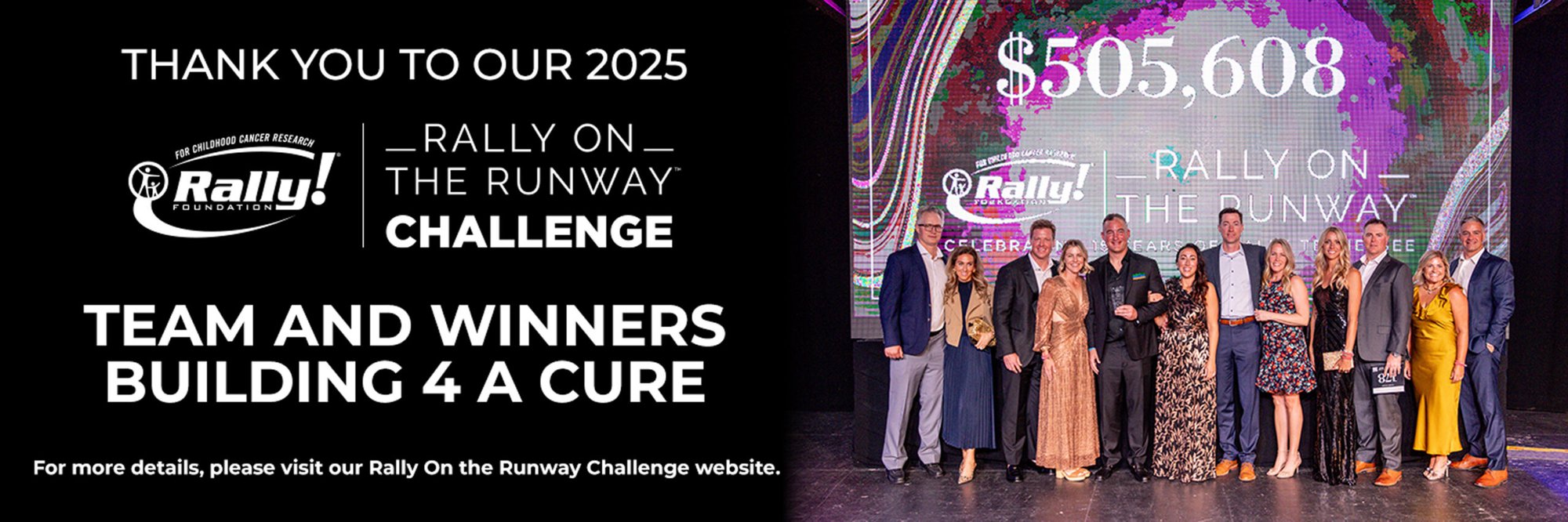 Thank you to our Rally On the Runway Challenge team and winners